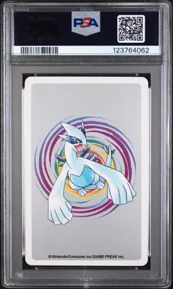 2000 POKEMON SILVER VERSION PLAYING CARDS 3 OF DIAMONDS #228A HOUNDOUR PSA 10 - Image 2
