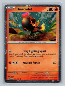 Pokemon - Charcadet - 026/182 - Paradox Rift - Holo - NM/M - Image 1
