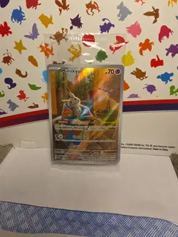 Mimikyu SVP075 Scarlet & Violet Black Star Promo Sealed Pokemon TCG Card - Image 1