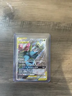 Pokemon TCG Celebi & Venusaur GX SM167 Sun & Moon Promo Tag Team - Image 1