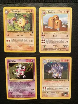 Lot of Vintage Pokemon TCG Cards 1st edition shadowless - Image 1
