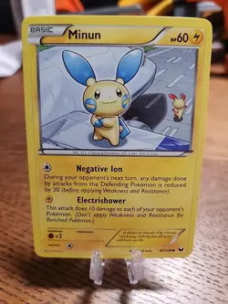 Minun 40/108 Dark Explorers Regular 2012 Pokemon TCG LP - Image 1