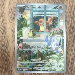 Pokemon Charmander 044 Scarlet & Violet Promo Full Art Holo Card English TCG - Image 1