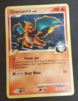 Pokemon TCG: Charizard (G Lv. 65) 20/147 Supreme Victors Set - Damaged *READ* - Image 3