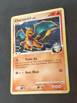 Pokemon TCG: Charizard (G Lv. 65) 20/147 Supreme Victors Set - Damaged *READ* - Image 5