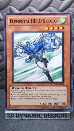 | Yugioh Elemental HERO Stratos LCGX-EN024 Legendary Collection 2 NM 🔥 | - Image 1