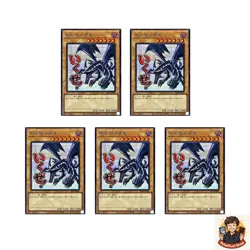 5 Card Red-Eyes Black Dragon - Secret Rare LPST-JP004 - YuGiOh Japanese OCG - Image 1