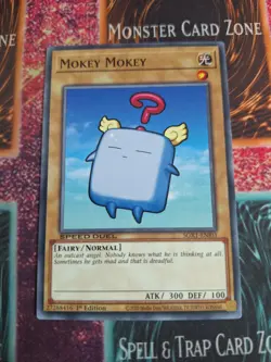Yu-Gi-Oh! TCG Mokey Mokey SGX1-ENI03 Common 1st Edition Near Mint - Image 1
