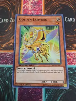 Yugioh Golden Ladybug SBTK-EN022 Super Rare 1st Edition Near Mint - Image 1