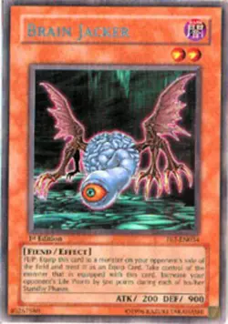 Yugioh! HP Brain Jacker - FET-EN034 - Rare - Unlimited Edition Heavily Played, E - Image 1