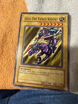 Gaia The Fierce Knight LOB-006 The Legend of Blue Eyes White Dragon Unlimited - Image 1