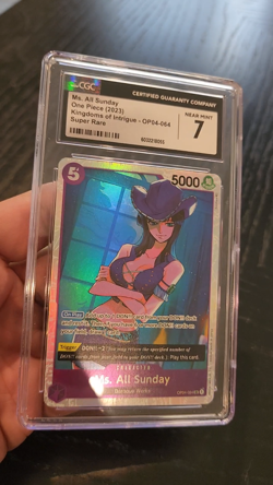 MS. ALL SUNDAY - CGC 7 - 2023 ENG ONE PIECE KINGDOMS OF INTRIGUE - OP04-064 SR - Image 2