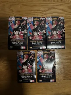 One Piece Tag English OP09 Emperors In The New World Sleeved Booster Pack X 5 - Image 1