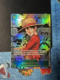 Monkey.D.Luffy (118) (Super Alternate Art) OP13-118 Carrying On His Will Manga - Image 1
