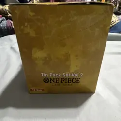 One Piece TCG Tin Pack Set Vol.2 Box ; 12 tins included in this box. - Image 5