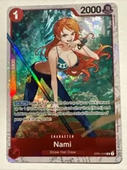 NAMI OP01-016 ULTRA DECK ST10 One Piece THE THREE CAPTAINS English - Image 2