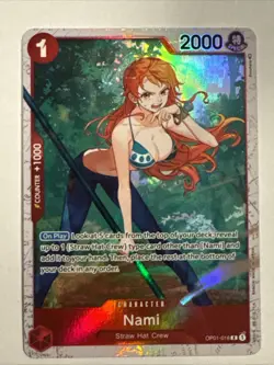 NAMI OP01-016 ULTRA DECK ST10 One Piece THE THREE CAPTAINS English - Image 3