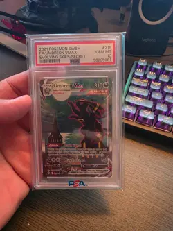 Pokemon Umbreon VMAX 215/203 Evolving Skies PSA 10 Moonbreon Alt Art/Secret Rare - Image 1
