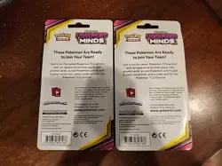 POKEMON SUN & MOON UNIFIED MINDS BLISTER Umpreon Pack And Espeon Pack - Image 2