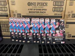 One Piece Op-09 Emperors In The New World Sleeved Booster Pack English Lot Of 10 - Image 1
