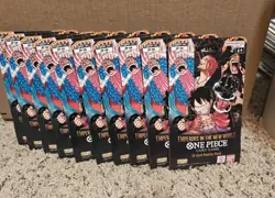 One Piece Op-09 Emperors In The New World Sleeved Booster Pack English Lot Of 10 - Image 1