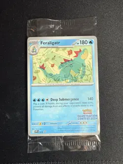 2024 Pokemon Illustration Contest SEALED! Feraligatr, Pikachu & Toxtricity EX - Image 1