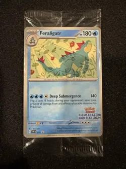 2024 Pokemon Illustration Contest SEALED! Feraligatr, Pikachu & Toxtricity EX - Image 1