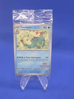 SEALED Pokemon Illustration Contest 2024 Pikachu #214 Feraligatr #213 Toxtricity - Image 1