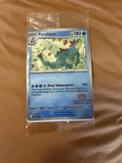2024 Pokemon Illustration Contest SEALED! Feraligatr/Pikachu/Toxtricity - Image 1