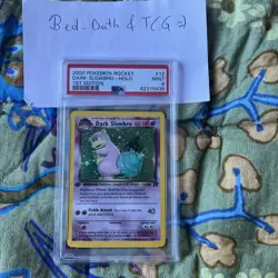 2000 Pokemon Team Rocket 1st Edition #12/82 Dark Slowbro Holo PSA 9 MINT - Image 1