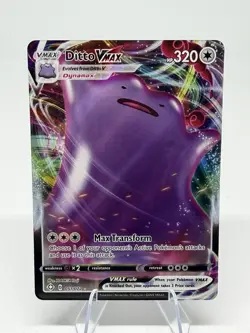 Ditto Vmax - 051/072 - Ultra Rare - Shining Fates - Pokemon Card - NM/M - Image 1