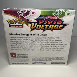 Pokemon TCG: Sword & Shield - Vivid Voltage Booster Box Factory Sealed 36 Packs 820650817496 - Image 2