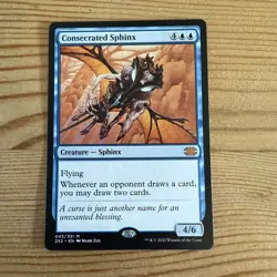 ​MTG - Consecrated Sphinx - Double Masters 2022 (043/331) NM - Image 1