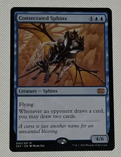 Consecrated Sphinx NM Regular Unplayed Double Masters 2022 MTG Non-foil - Image 1