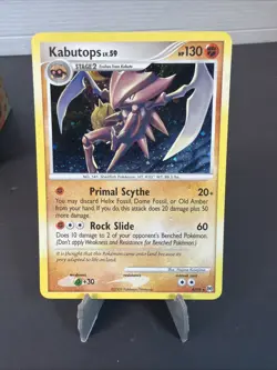 Kabutops Lv. 59 4/99 Platinum Arceus Holo Rare Pokemon Trading Card Game 2009 NM - Image 1