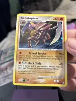 Pokemon TCG Kabutops Holo Rare Card Platinum Arceus 4/99 E249 - Image 1