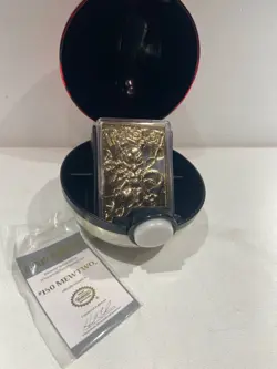 Pokemon #150 MewTwo 23K Gold Plated 1999 Burger King Trading Card W Cert Of Auth - Image 1