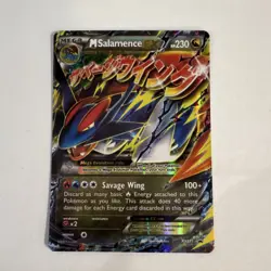 Pokemon M Salamence EX XY171 Promo Foil XY Mega Dragon Card Savage Wing 230 HP - Image 1