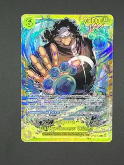 Bartholomew Kuma SEC OP12-119 Legacy of the Master One Piece Card Game English - Image 1
