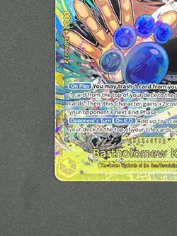 Bartholomew Kuma SEC OP12-119 Legacy of the Master One Piece Card Game English - Image 5