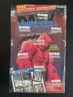 1993 Dark Dominion Zero Issue Trading Cards Factory Box Sealed - Image 1