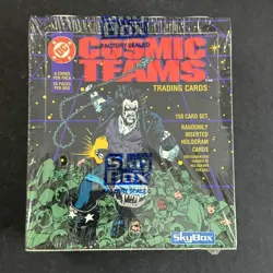 1993 Skybox DC Cosmic Teams Trading Cards Box Factory Sealed - Image 1