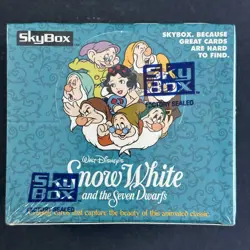 SkyBox Disney Snow White and the Seven Dwarfs Trading Cards Open Box - Image 1