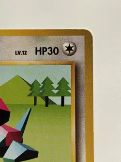Porygon No.137 Base Set old back vintage Japanese Pokemon Card From japan - Image 3