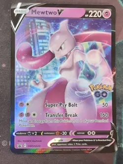 Mewtwo V SWSH223 SWSH: Sword & Shield Promo Cards Holo - Image 1