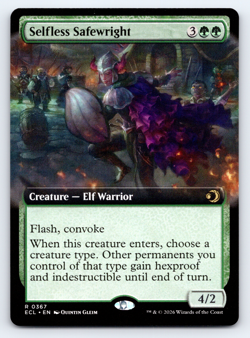 Selfless Safewright Extended Art - Lorwyn Eclipsed MTG - Image 1