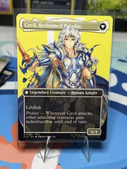 MTG TCG Final Fantasy Cecil, Dark Knight /Cecil, Redeemed Paladin Borderless 380 - Image 2