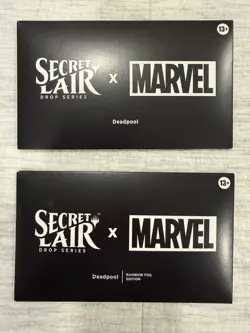 MTG Secret Lair x Marvel DEADPOOL Rainbow Foil AND Non Foil Editions-New Sealed - Image 1