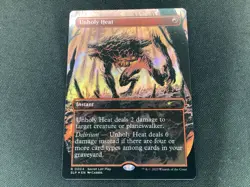 MTG Secret Lair Play Promo UNHOLY HEAT Foil NM (9751) Graded Power - Image 1