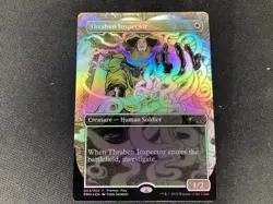 MTG Premier Play 2nd QTR 2022 THRABEN INSPECTOR x4 Foil Promo NM (9753) - Image 2